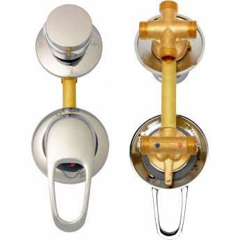 Смеситель ERLIT 4-х режимный 100 мм в сборе на резьбе 1/2 дюйма